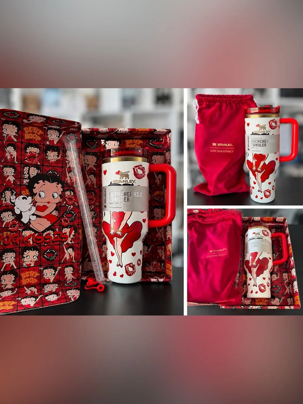 Stanley 40oz Betty Boop Quencher Tumbler Limited Edition